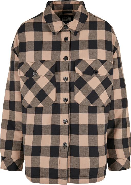 Produktbild Urban Classics Ladies Flanell Padded Overshirt (L)