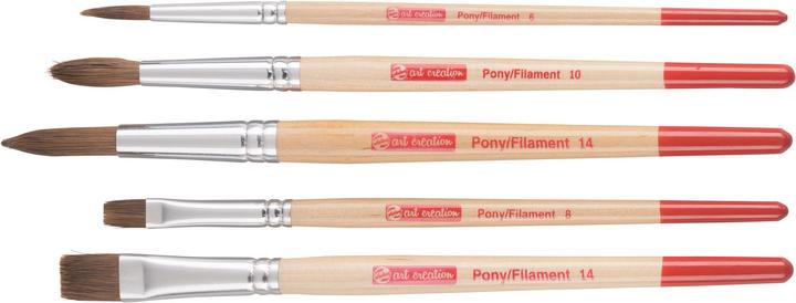 Talens Pony-Filament Pinselset