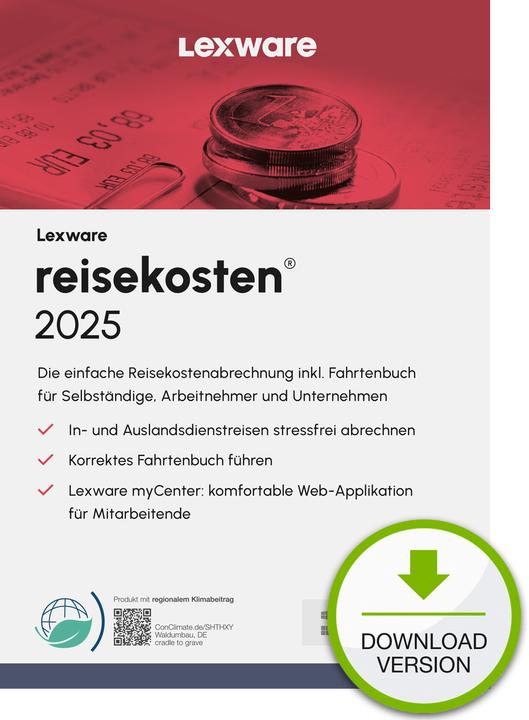 Immagine prodotto Lexware reisekosten 2025 "unbegrenzte Laufzeit" Download, Contabilità, Download di softwar (1 Utente, Senza limiti)