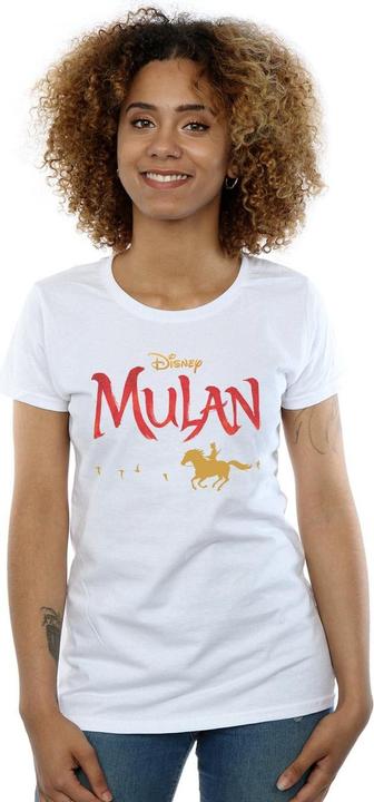Actual product image Disney Womens/Ladies Mulan Movie Logo Cotton T-Shirt (XXL)