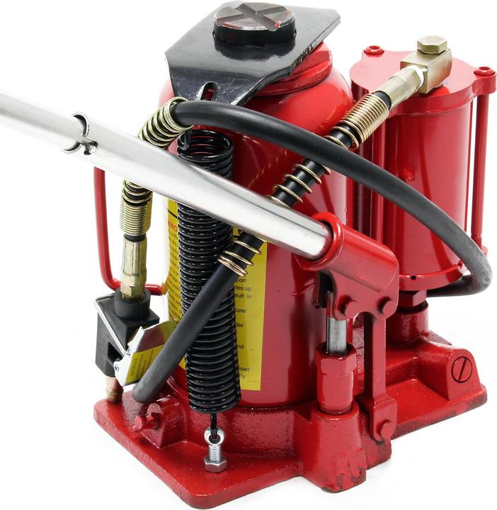 Actual product image Wiltec 20t Hydraulic Car Jack Pneumatic with Ram Saddle