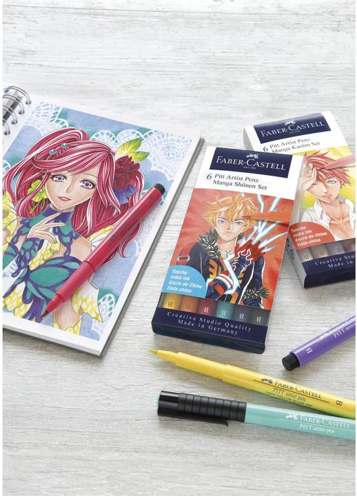 Immagine prodotto Faber-Castell Manga Shônen (Multicolore, 6 x)