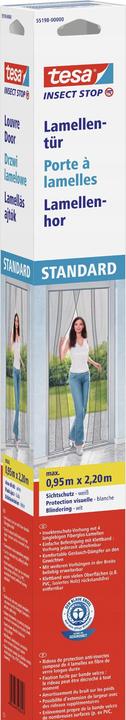 Immagine prodotto tesa Zanzariera STANDARD a doghe, tenda con chiusura a velcro, senza forare (95 x 220 cm)
