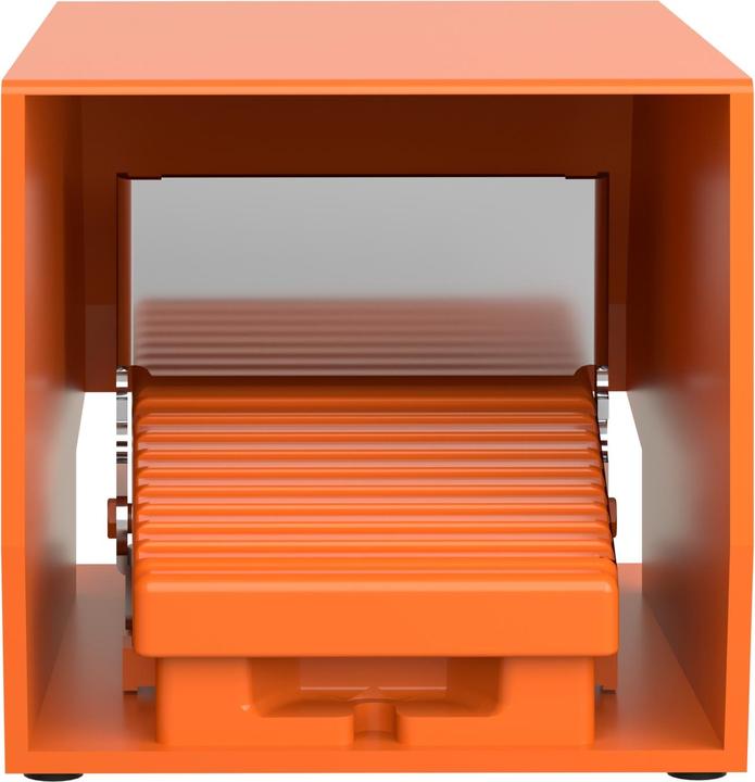 Produktbild Schneider Electric Fussschalter 2Ö+2S orange einstufig