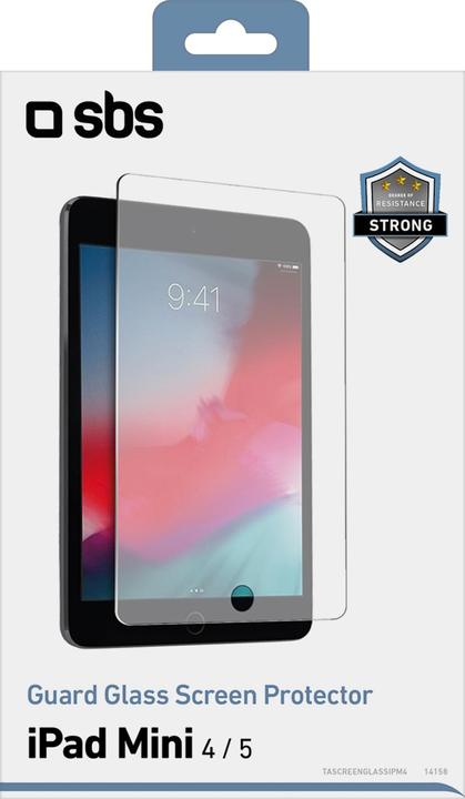 Actual product image SBS Screen Protector glass effect and High Resistant for iPad mini 4 (1 Piece, iPad mini 2015 (4. Gen))