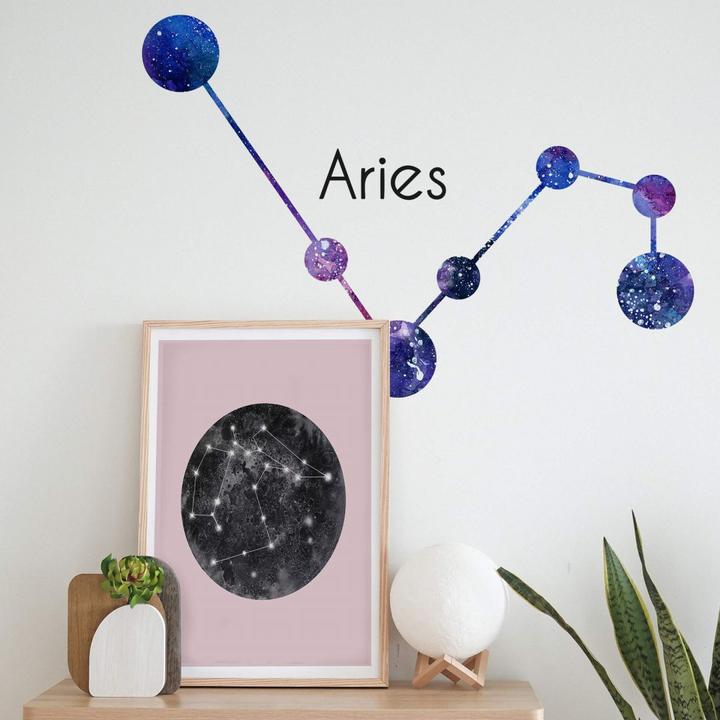 Produktbild Trenddeko Sternenbild Aries - Widder (30 x 21 cm)