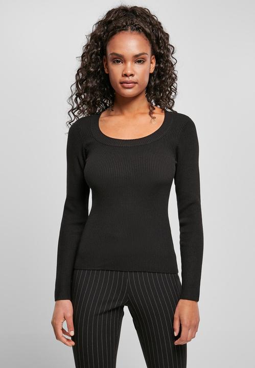 Actual product image Urban Classics Ladies Wide Neckline Sweater (M)