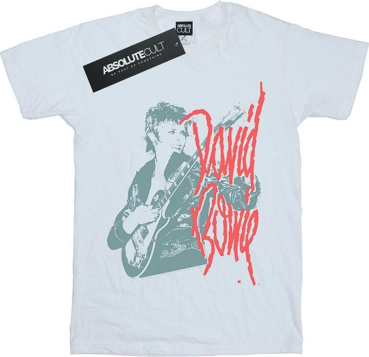 Immagine prodotto David Bowie Mono Guitar Maglietta Ampia Donna (L)