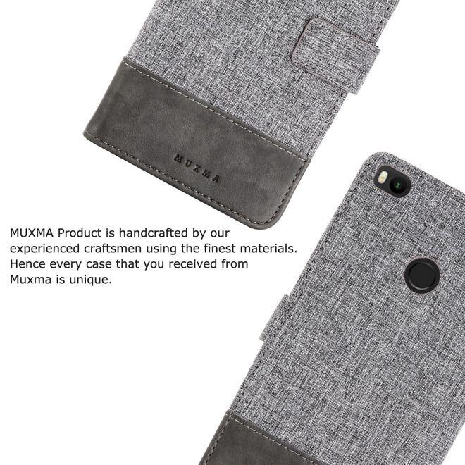 Actual product image MU Classic Two-coloured leather/fabric cover (Mi Max 2)