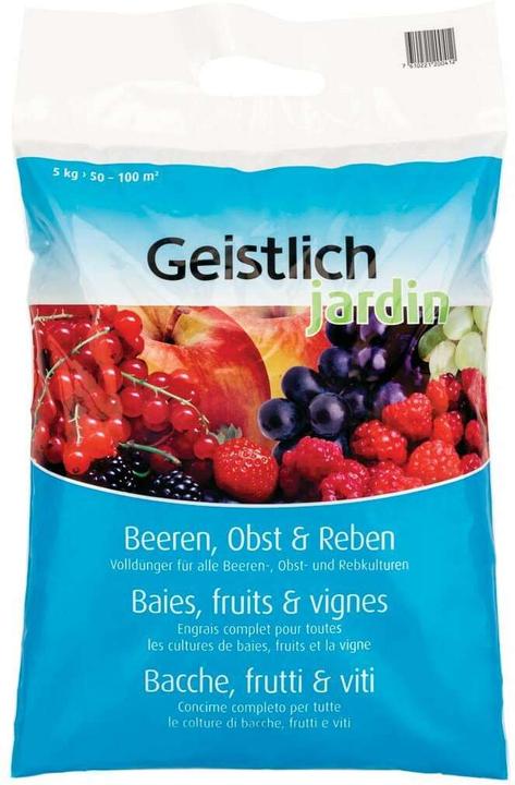 Image du produit Hauert Engrais pour les baies, les fruits et la vigne (5 kg, 5 l)