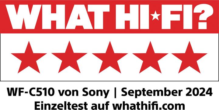 Produktbild Sony WF-C510 (keine Geräuschunterdrückung, 11 h, Kabellos)