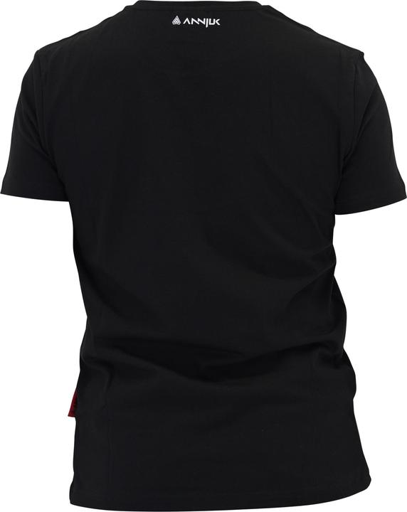 Actual product image Annjuk T-Shirt Black Logo Big Men L (L)