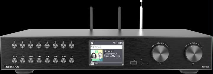 Immagine prodotto Telestar TOP 500 sw HiFi-Tuner 43cm,Internet/DAB+/UKW,Streaming,BT,HM (Sintonizzatore radio)