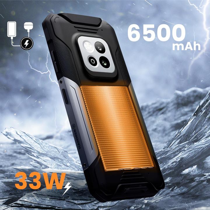 Actual product image Myphone Construction 2 5G (2 GB, Black, 259.06", SIM + eSIM, 5G)