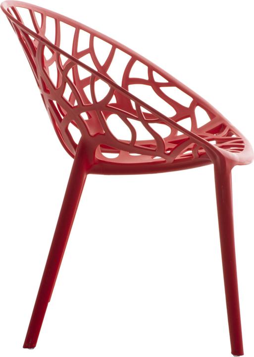 Actual product image CLP Set of 4 Hope Chair, red