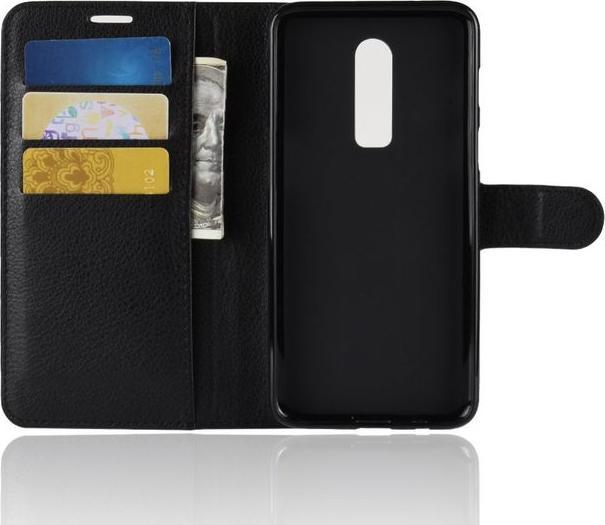 Produktbild MU Classic Litchi Leder Bookcover Series (OnePlus 6)