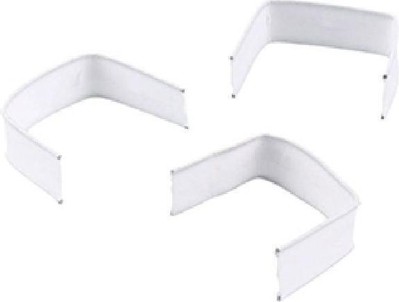 Image du produit Zishka Clip de fermeture Blanc 30 pièces (30 x)