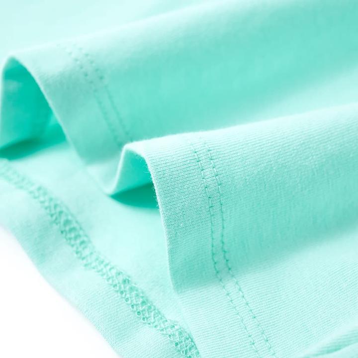 Actual product image VidaXL Children's T-shirt Light mint green 104,Material: 95 (104)
