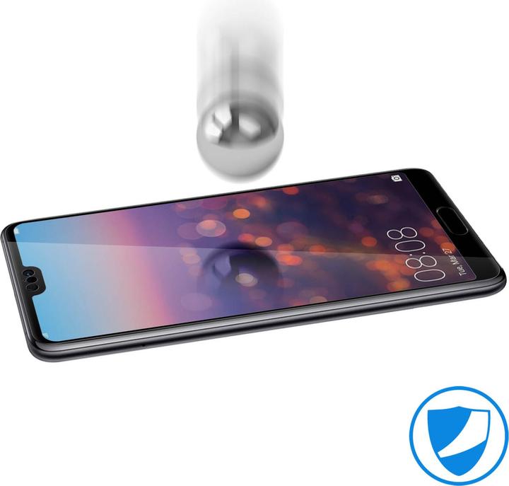 Actual product image Avizar bulletproof glass, glass protective film, protective glass (1 Piece, Huawei P20)