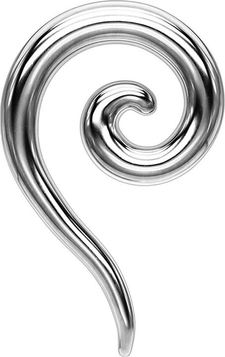 Produktbild Star Piercing Taper Dehnspirale silber (Chirurgenstahl 316L)