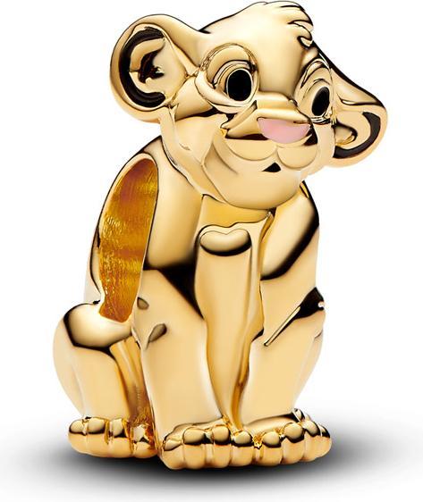 Image du produit Pandora Disney Le Roi Lion Simba Charm (Émail, Alliage métallique plaqué or)