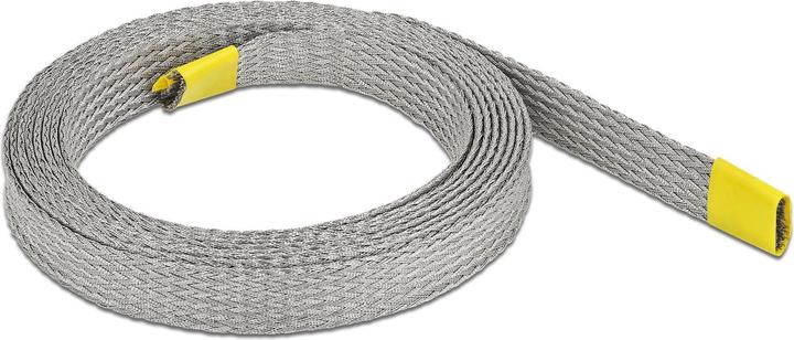 Delock Kabelschlauch zur EMV Abschirmung 2 m x 10 mm Grau (Kabelschlauch, 200 cm)