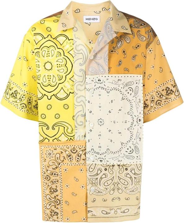 Kenzo Patchwork Short Sleeves Shirt (M)