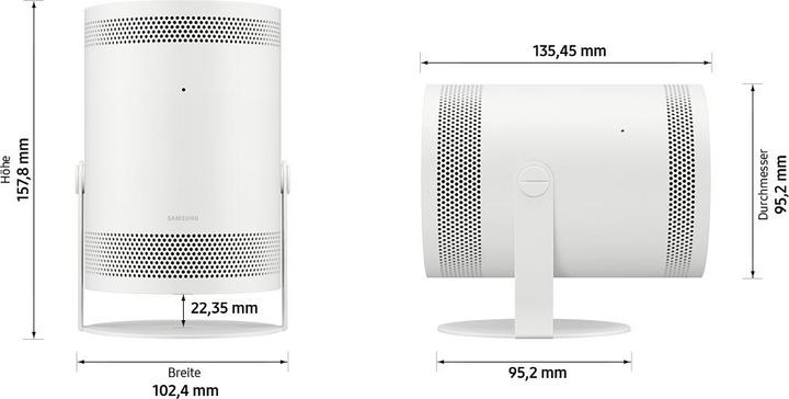 Actual product image Samsung The Freestyle 2nd Generation (Full HD, 230 lm, 1.2:1)