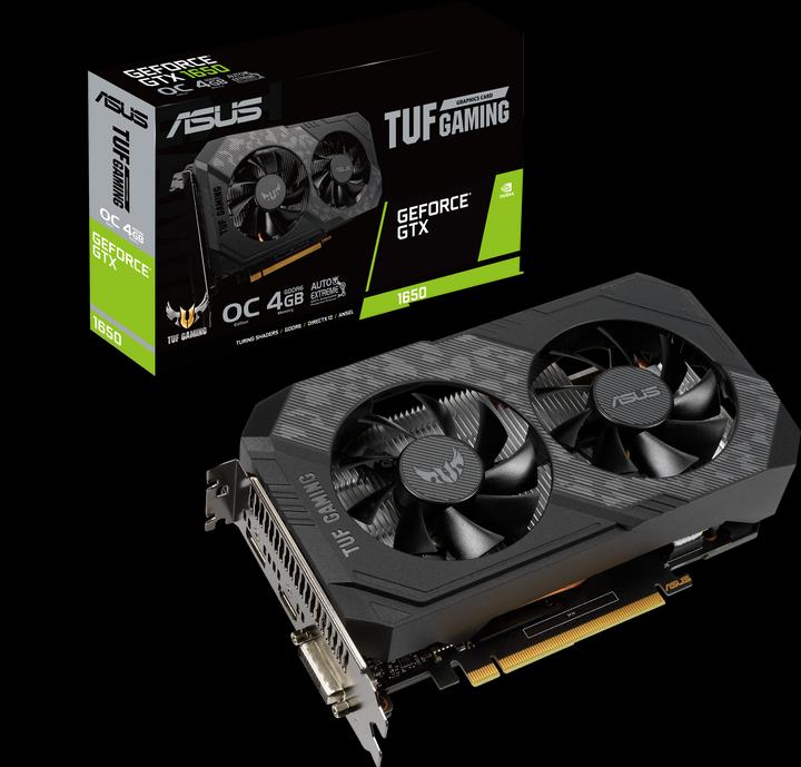 Produktbild ASUS GeForce GTX1650 4GB TUF O4GD6 (4 GB)