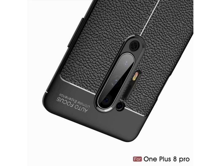 Actual product image Screenguard OnePlus 8 Pro Sleeve Leather Design TPU Cover (OnePlus 8 Pro)