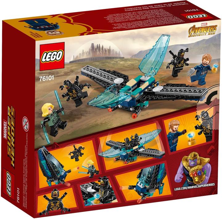Produktbild LEGO Outrider Dropship-Attacke (76101, LEGO Marvel)