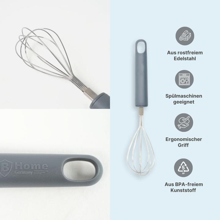 Immagine prodotto B-Home Schwingbesen Schneebesen Rührbesen Schlagbesen Handquirl
