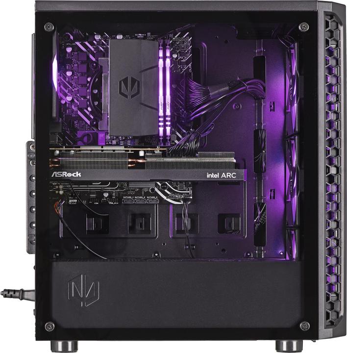 Produktbild Actina 5901443339281 PC Midi Tower AMD Ryzen™ 5 5600 DDR4-SDRAM SSD AMD Radeon RX 7700 XT Black (AMD Ryzen 5 5600, 32 GB, 1000 GB, Radeon RX 7700 XT)