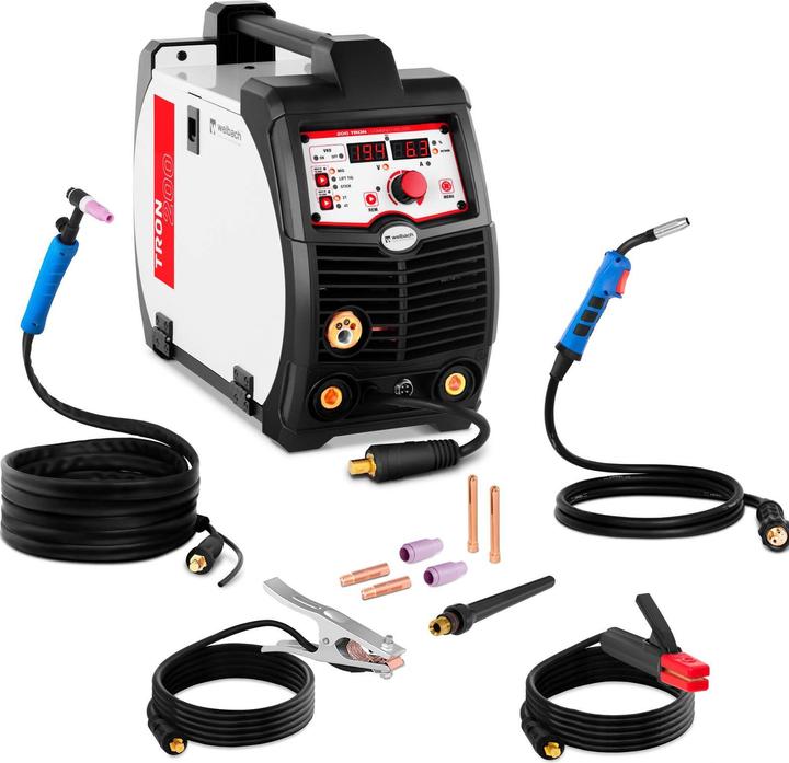 Actual product image Stamos Combined Welder - Digital - TIG - MIG/MAG - MMA - 200 A