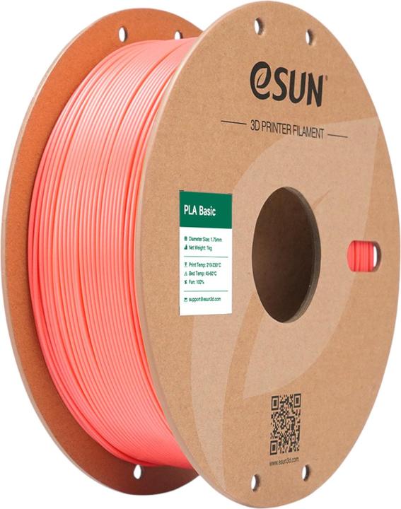 Actual product image eSUN PLA BASIC 1,75mm PINK 1kg (PLA, 1.75 mm, 1000 g, Pink)