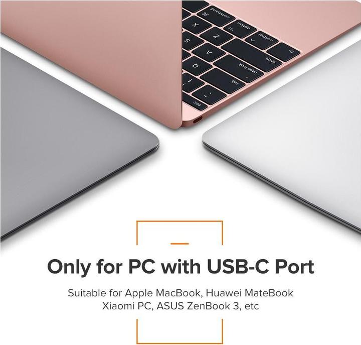 Actual product image Ugreen USB-C to HDMI + VGA Adapter (USB-C, VGA, HDMI, 3 cm)