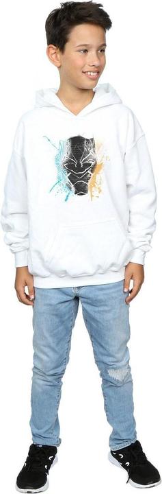 Actual product image Boys Black Panther Splash Hoodie (140, 146)