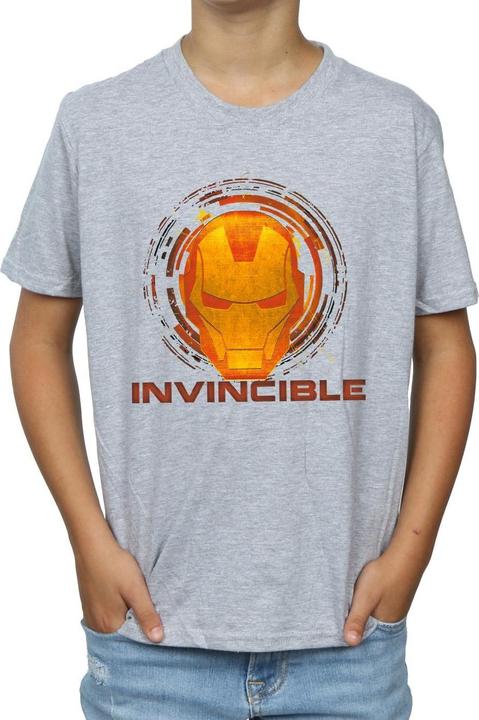 Actual product image Boys Iron Man Invincible T-Shirt (116)