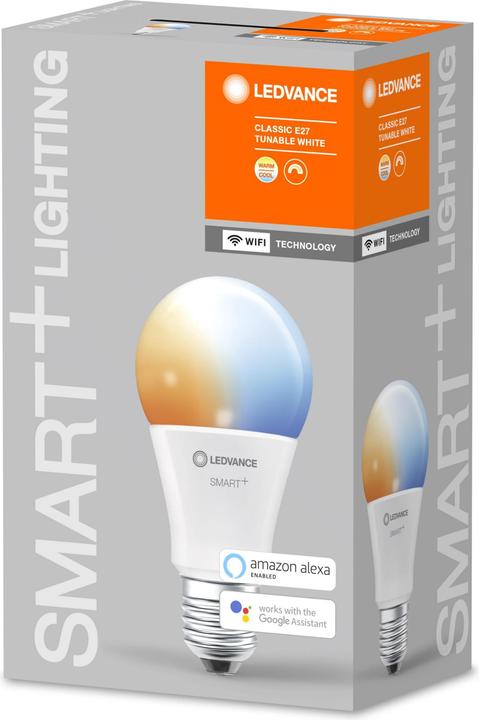 Produktbild Ledvance Smart+ Wifi Classic (E27, 9 W, 806 lm, 1 x, F)