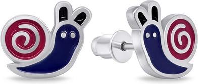 Produktbild Brilio Silver - Original silver earrings Snail EA813W