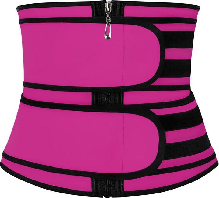 Produktbild JTI Taillentrainer mit zwei Riemen - Pink (S, M, L, XL, XXL)