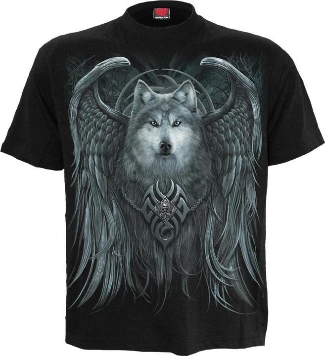 Spiral Wolf Spirit TShirt kurzärmlig