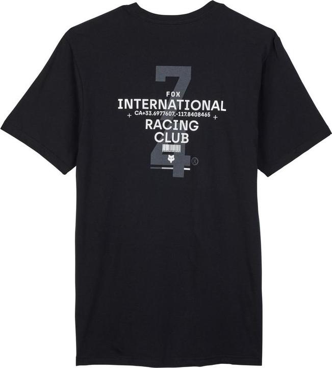 Image du produit Fox Tee 24 Numerical Prem Ss Blk (M)