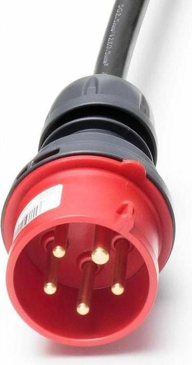 Productafbeelding ABL CEE Stecker IP44, 16A, 5-polig, 400V, 6h, rot (CEE 16/5)