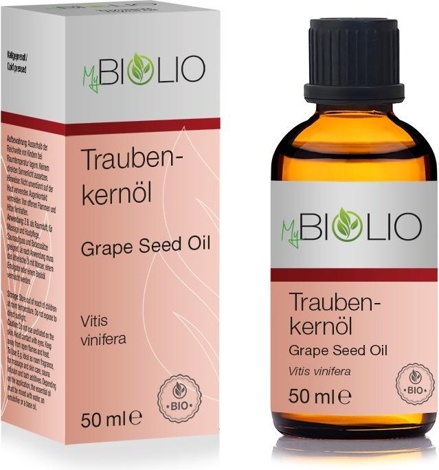 Actual product image MyBiolio Grape seed oil (Body oil, 50 ml)