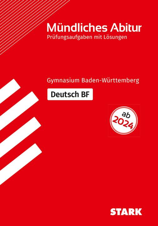 Produktbild Abiturprüfung BaWü - Deutsch Basisfach (Deutsch, 2023)