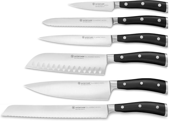 Actual product image Wüsthof Classic Ikon Knife Block with Parts Ash