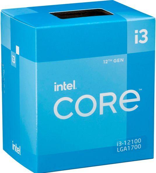 Productafbeelding Intel Core i3-12100 (LGA 1700, 3.30 GHz, 4 -Core)