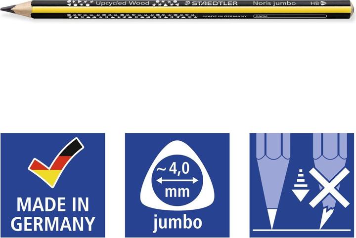 Immagine prodotto Staedtler Matita didattica 'Noris Club triplus jumbo' 119 HB (4 mm, HB, 1 x)