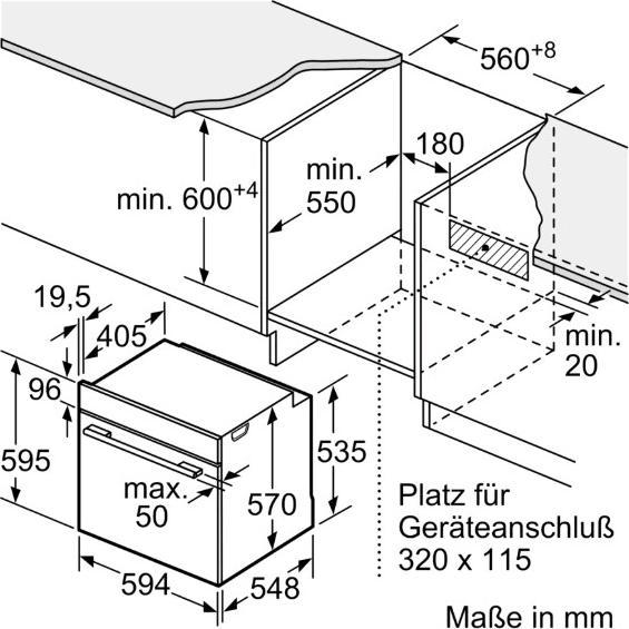 Immagine prodotto Bosch Hausgeräte Set da incasso, HEG578BB4 + NIF645CB5E, Cucina da incasso, Piano cottura a induzione, HND675LS62